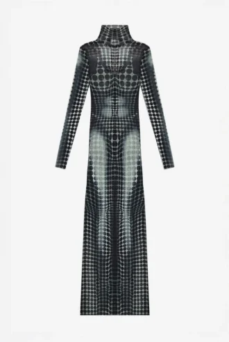 Re-Edition – the Black & White Dots Print Dress