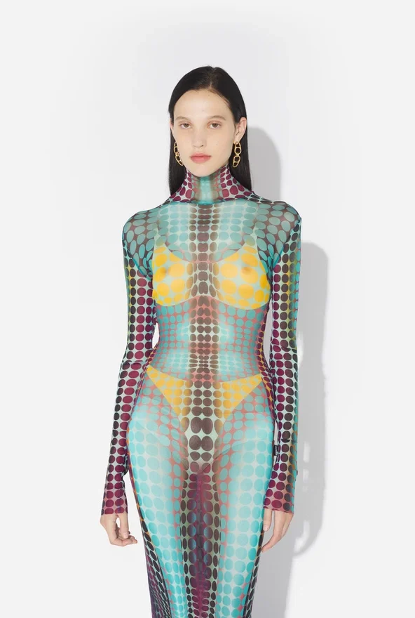 Re-Edition – the Blue Dots Long Dress Re-Edition – the Blue Dots Long Dress