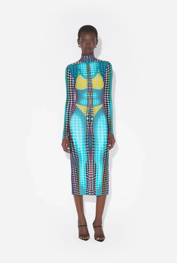 Re-Edition – the Blue Dots Print Dress Re-Edition – the Blue Dots Print Dress