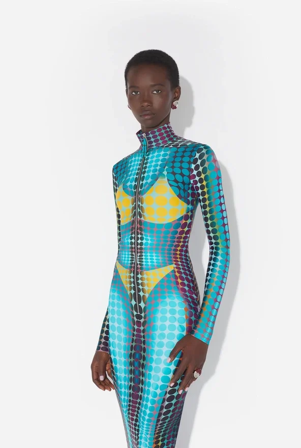 Re-Edition – the Blue Dots Print Dress Re-Edition – the Blue Dots Print Dress