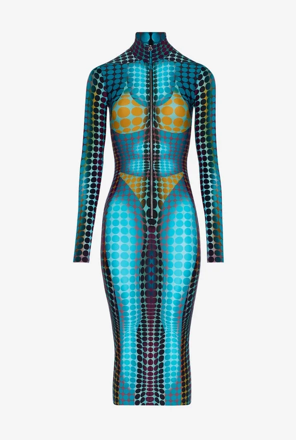 Re-Edition – the Blue Dots Print Dress Re-Edition – the Blue Dots Print Dress