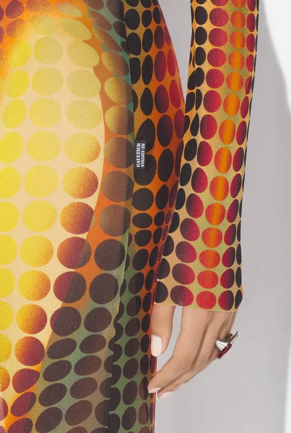 Re-Edition – the Brown Dots Long Dress Re-Edition – the Brown Dots Long Dress