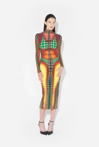 Re-Edition – the Brown Dots Midi Dress