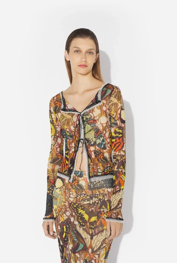 Re-Edition – the Yellow Butterfly Cardigan Re-Edition – the Yellow Butterfly Cardigan