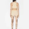 The Beige Gaultier Patch Bra