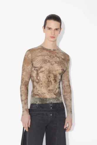 The Beige Madaillon Top