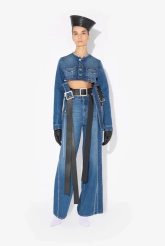 The Belted Denim Jeans