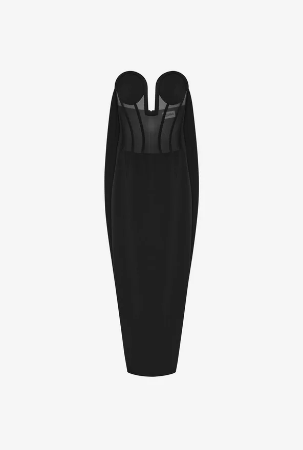The Bi-Material Corset Dress The Bi-Material Corset Dress