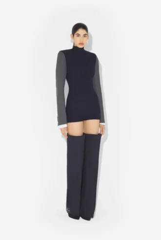 The Bi-Material Suit Bodysuit