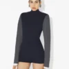 The Bi-Material Suit Bodysuit