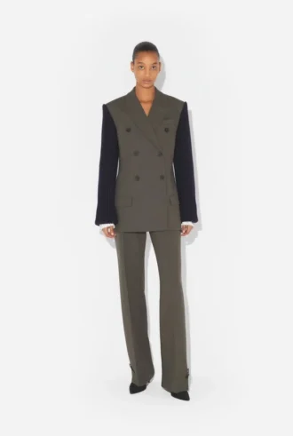 The Bi-Material Suit Jacket