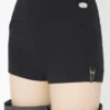 The Black Garter Mini-Shorts The Black Garter Mini-Shorts