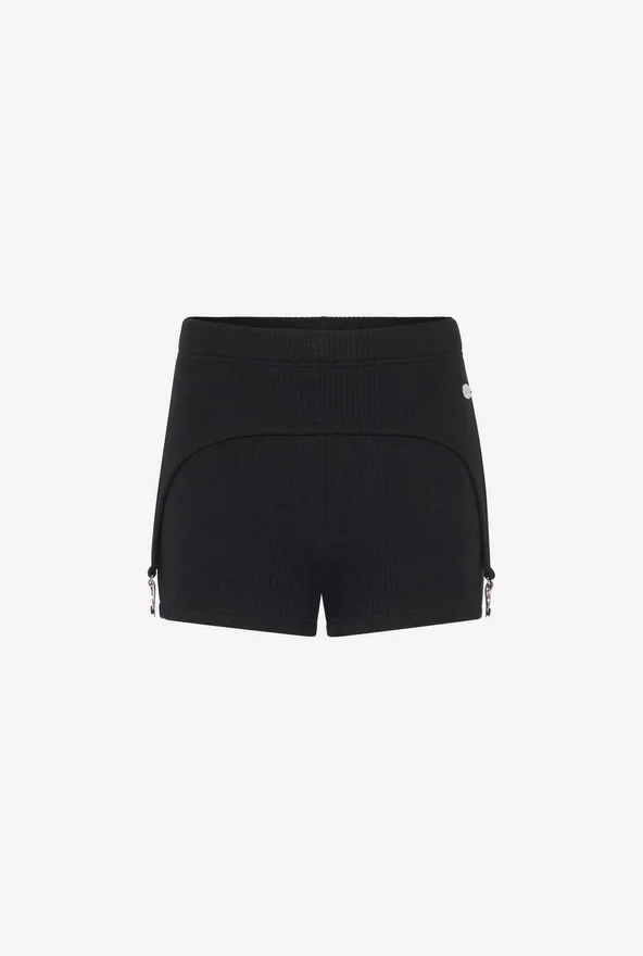The Black Garter Mini-Shorts The Black Garter Mini-Shorts