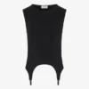 The Black Garter Tank Top