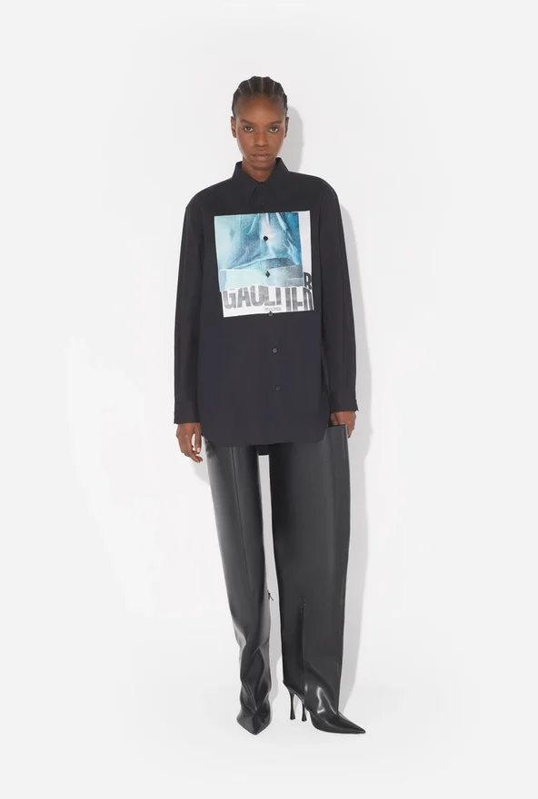 The Black Oversized Water Shirt The Black Oversized Water Shirt