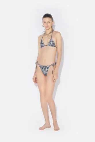 The Black Spiral Bikini Bottom