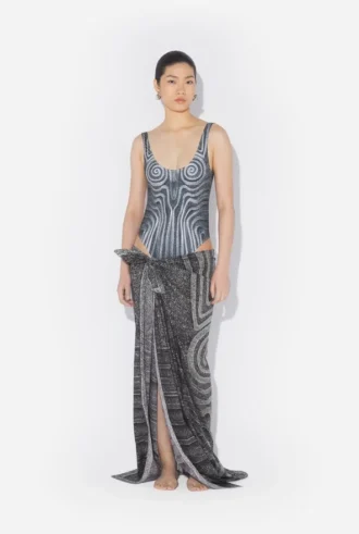 The Black Spiral Sarong