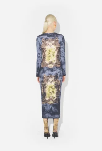 The Blue Cotton Madaillon Dress