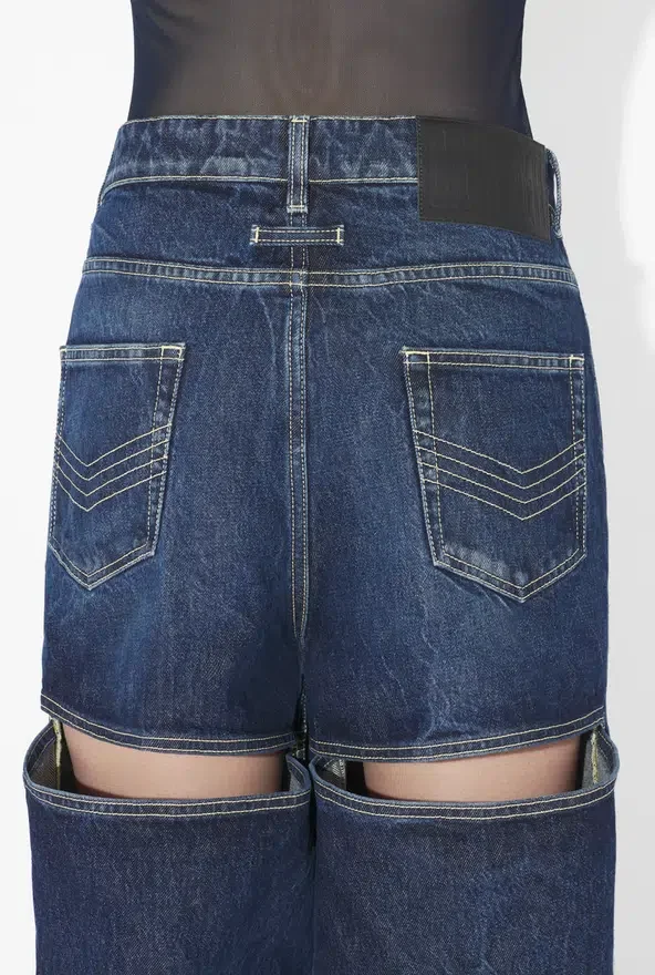 The Blue Cut-Out Jeans The Blue Cut-Out Jeans