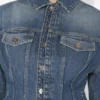 The Blue Denim Jacket with Oversized Sleeves