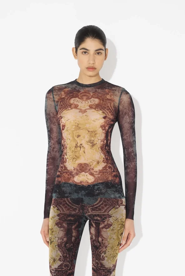 The Blue Madaillon Top The Blue Madaillon Top