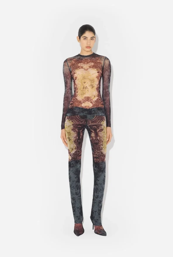 The Blue Madaillon Top The Blue Madaillon Top