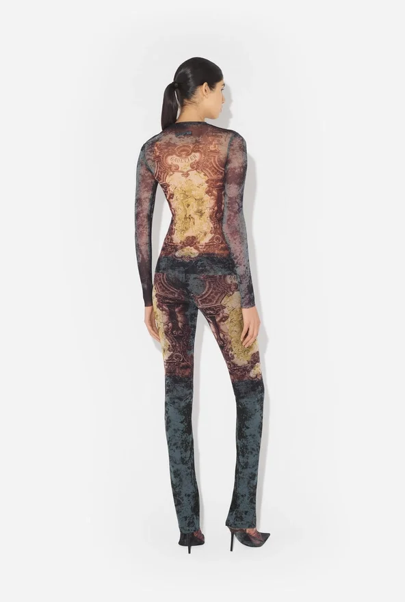 The Blue Madaillon Top The Blue Madaillon Top