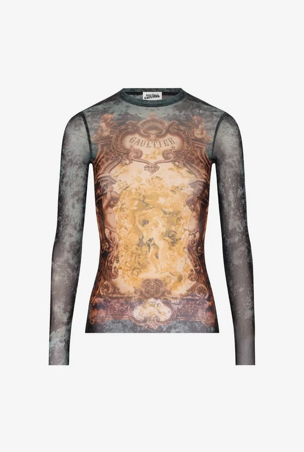 The Blue Madaillon Top The Blue Madaillon Top