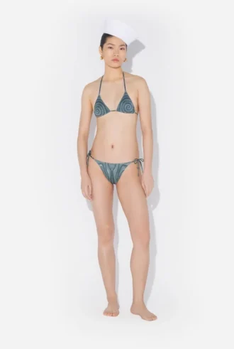 The Blue Spiral Bikini Bottom