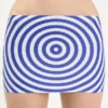 The Blue Target Mini Skirt
