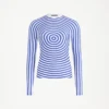 The Blue Target Top