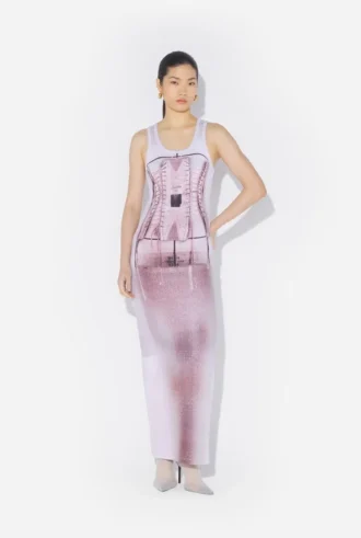 The Corset Trompe-L’œIl Knit Dress