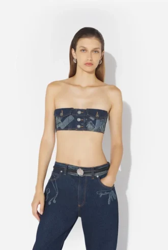 The Denim Trompe L’œIl Bra