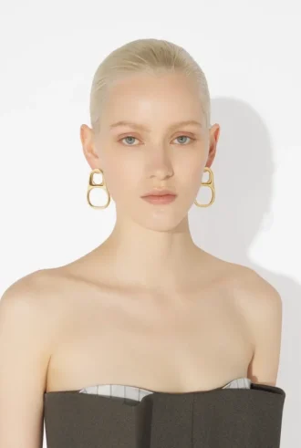 The Gold-Toned Ring-Pull Earrings