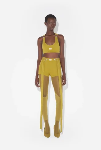 The Green Gaultier Patch Bra