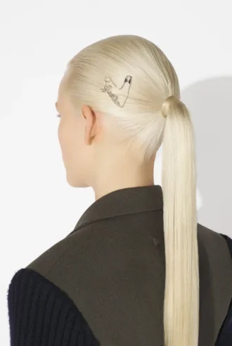 The Heart Safety Pin Hair Clip