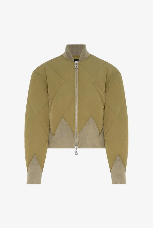 The Khaki Diamond Bomber Jacket The Khaki Diamond Bomber Jacket