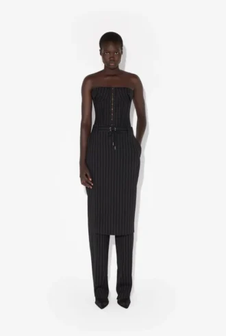 The Lace-Up Suit Pant Skirt