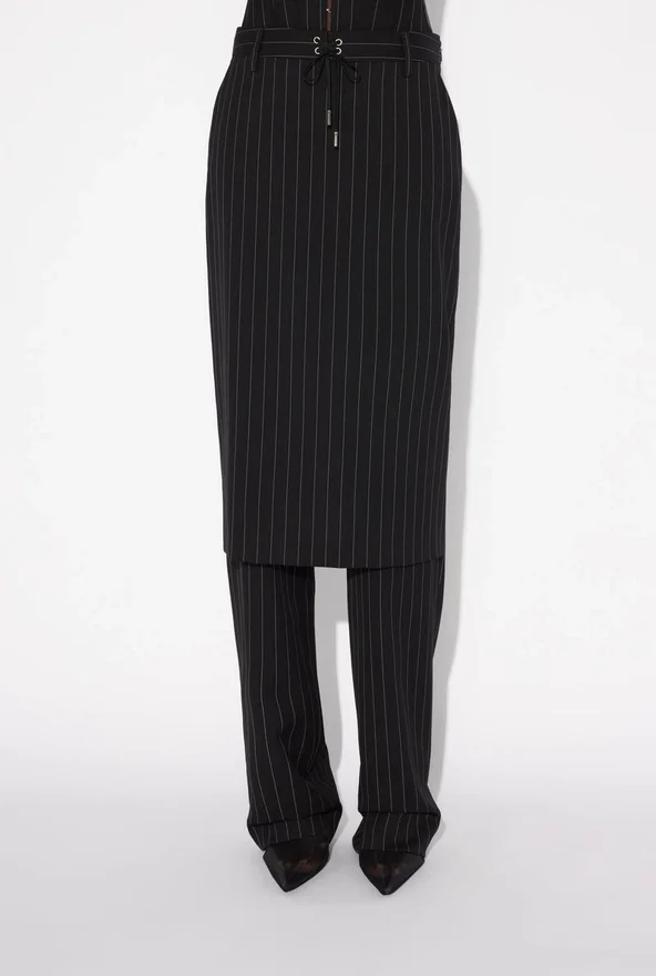 The Lace-Up Suit Pant Skirt The Lace-Up Suit Pant Skirt