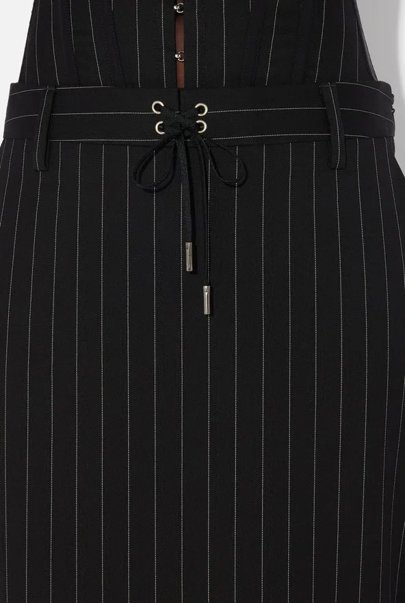 The Lace-Up Suit Pant Skirt The Lace-Up Suit Pant Skirt