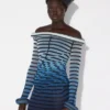The Long 3D Striped Dress