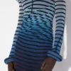 The Long 3D Striped Dress