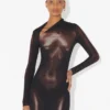 The Long Bronze Body Dust Dress