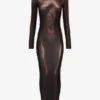 The Long Bronze Body Dust Dress