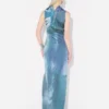 The Long Draped Water Dress