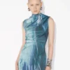 The Long Draped Water Dress