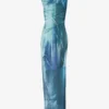 The Long Draped Water Dress