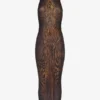 The Long Draped Wood Dress The Long Draped Wood Dress
