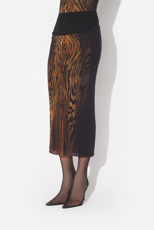 The Long Draped Wood Skirt The Long Draped Wood Skirt