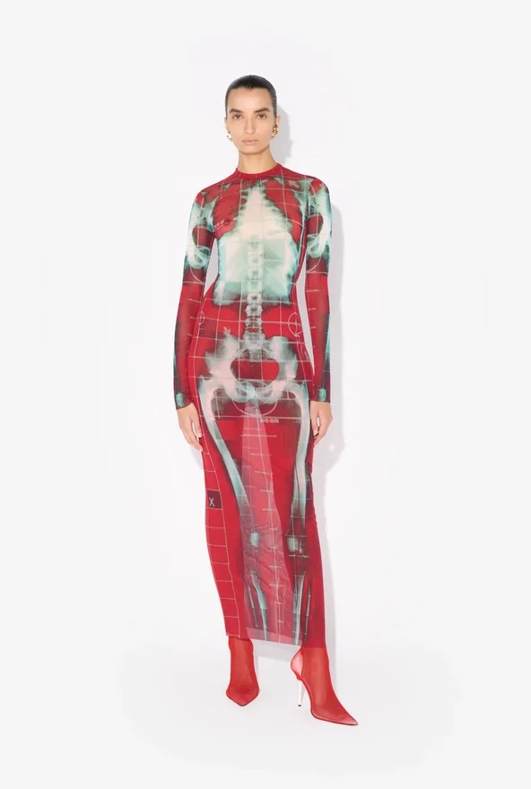 The Long Red Squeletor Dress The Long Red Squeletor Dress